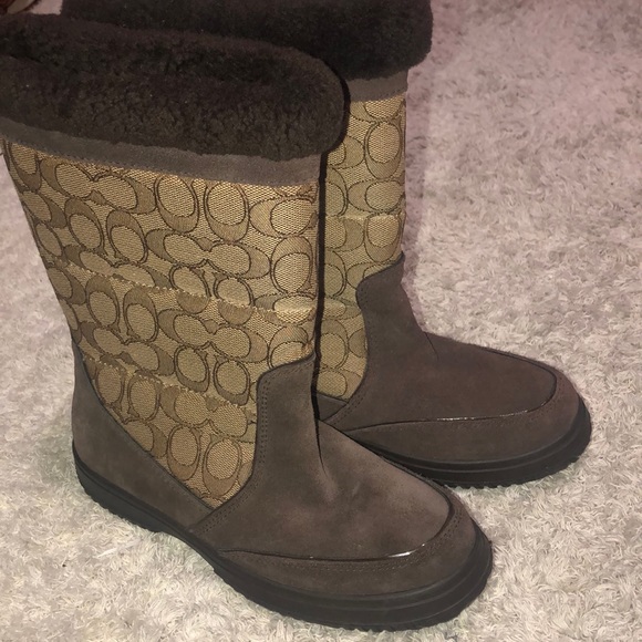 Coach Shoes - Coach Sherman signature winter boot